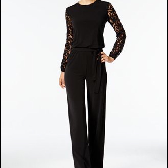 Michael Kors Pants - NWT Black Michael Kors Wide Leg Jumpsuit